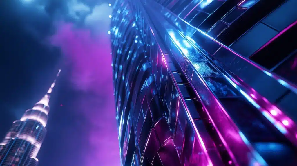 WEB3AI u6479339612 Imagine the future of dubai skyline close upof burj a73505ce 3c92 40ab 9ac6 bb53fa70a6d2
