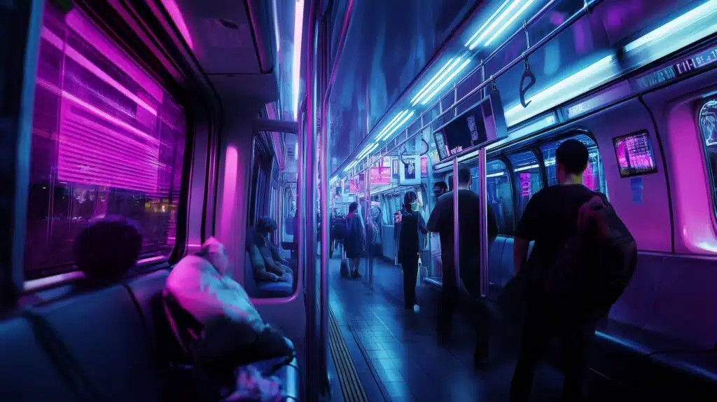 WEB3AI u6479339612 subway full of people hyper realistic style dramati b4c5cd18 056e 4b58 b6a6 d2d2866af518