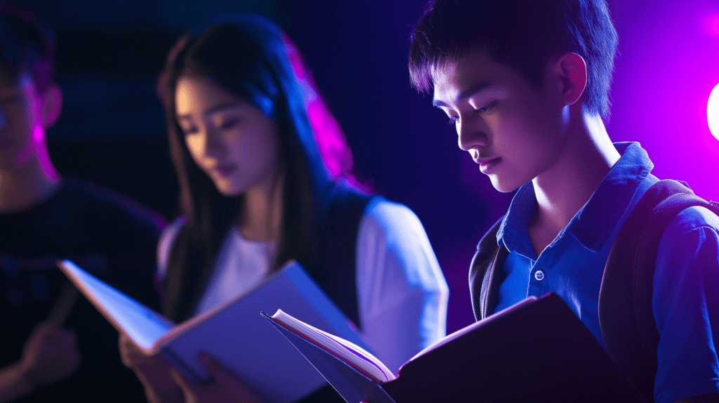 u6479339612 smart students holding book and studing Cinematic h bbbe2144 ed00 4448 8278 42f32da66b07