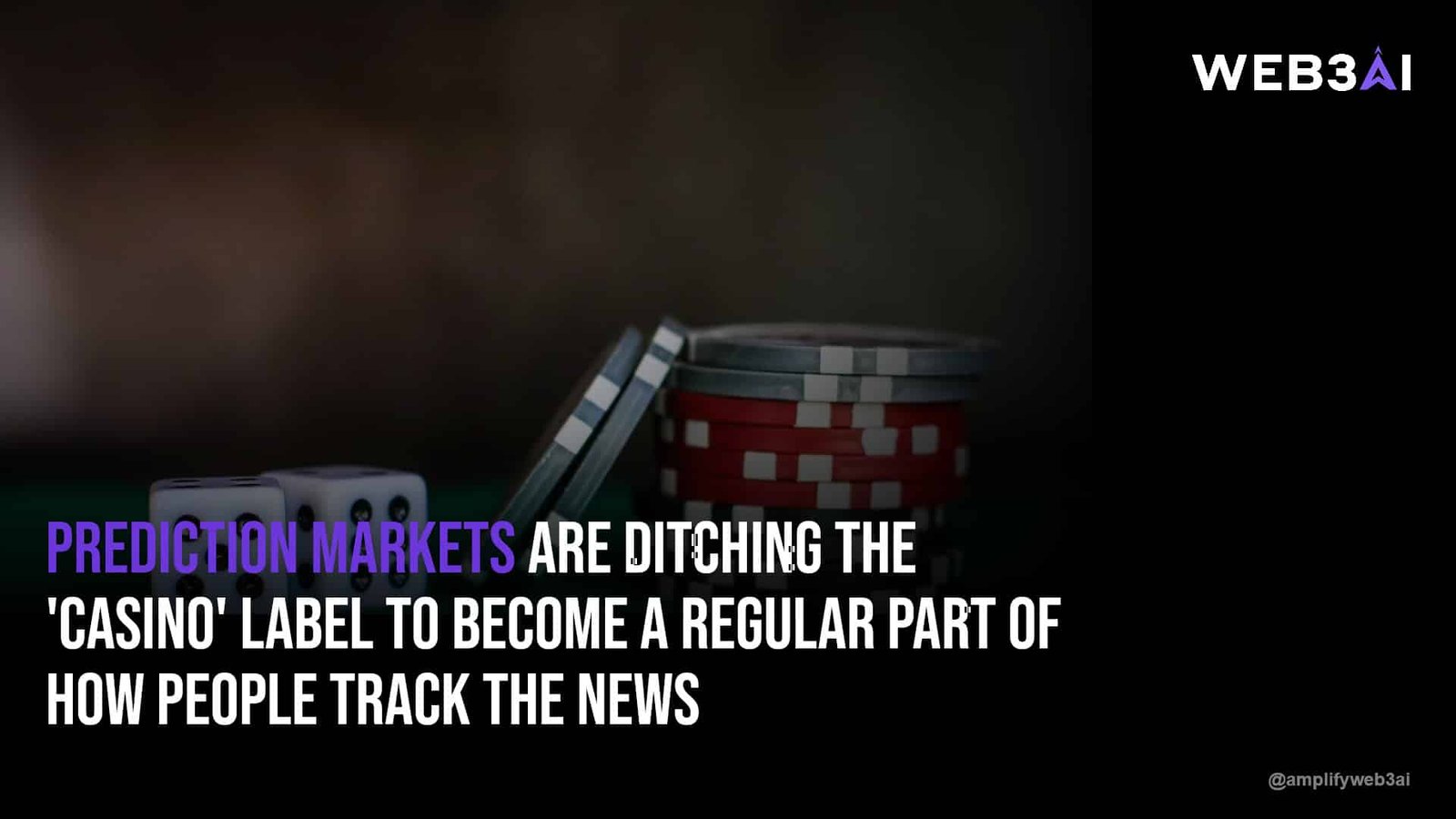 Prediction markets are ditching the 'casino' label to become a regular part of how people track the news — ATTN.LIVE WEB3AI