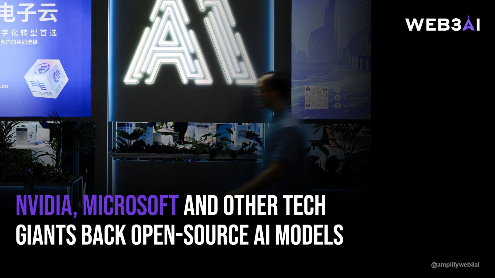 Nvidia, Microsoft and other tech giants back open-source AI models
