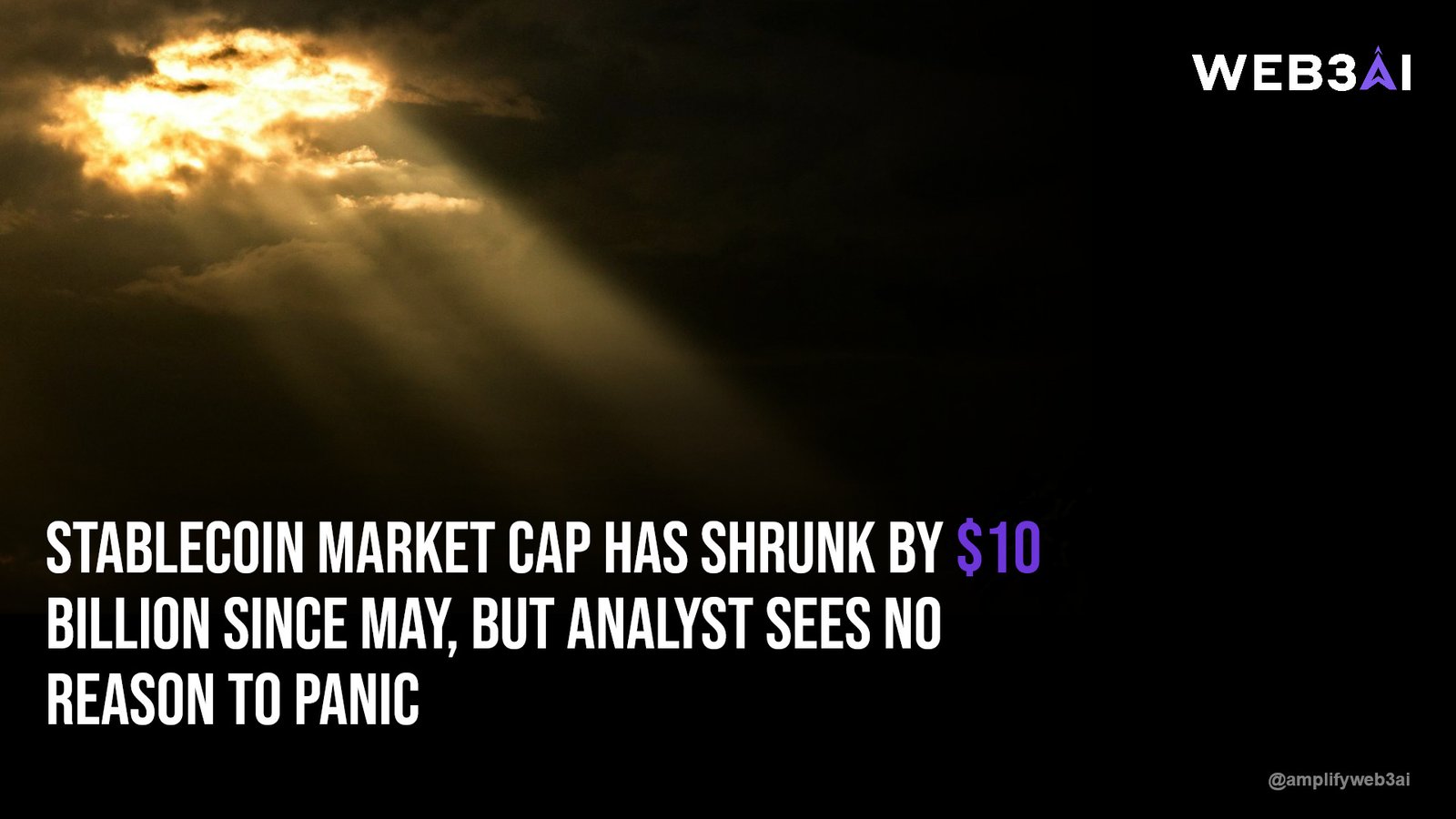 Stablecoin market cap has shrunk by $10 billion since May, but analyst sees no reason to panic — ATTN.LIVE WEB3AI