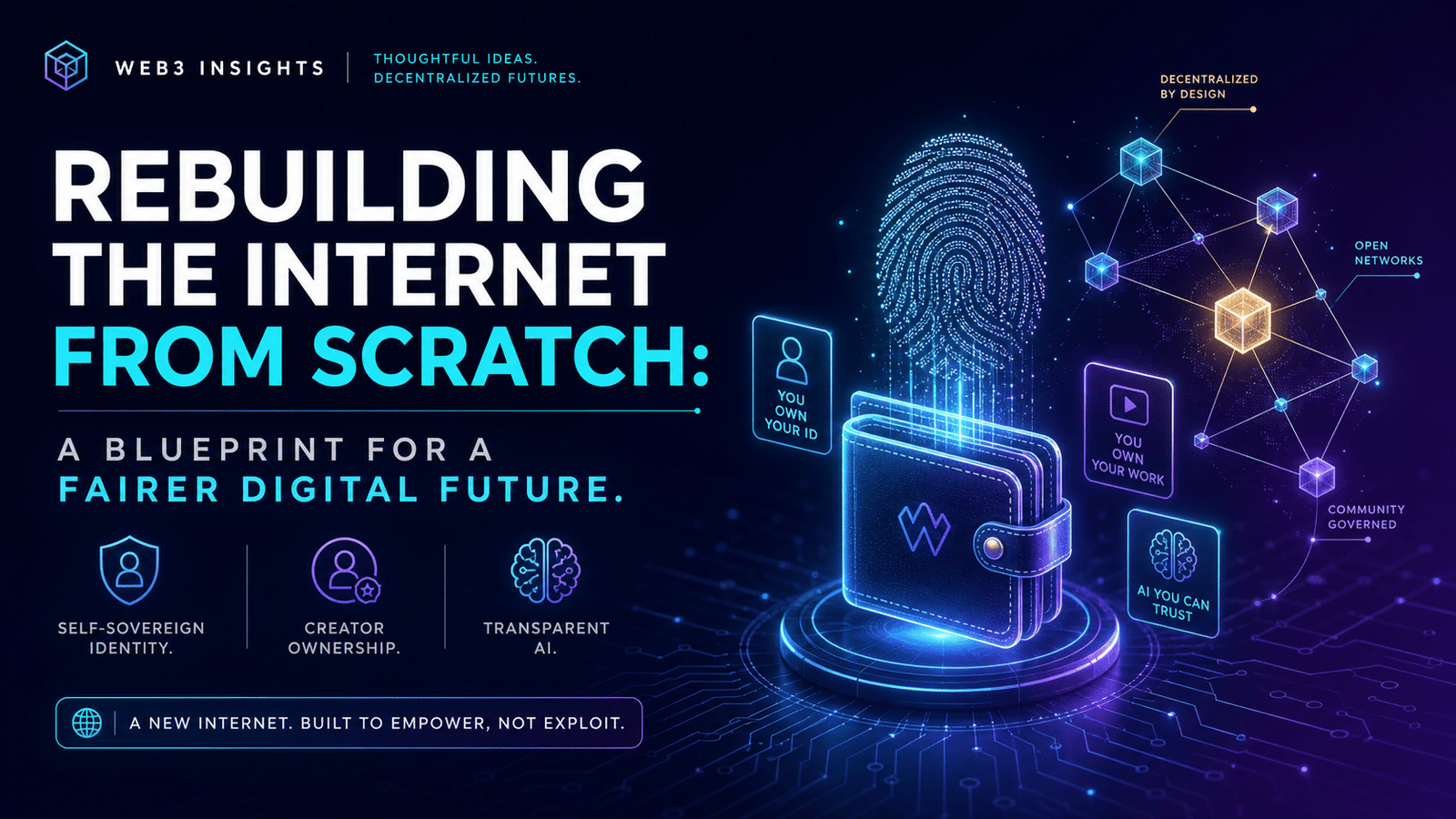 Rebuilding the Internet From Scratch: A Blueprint for a Fairer, More Human Web3 Future