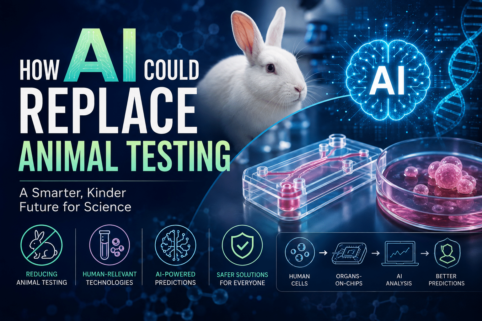 How AI Could Replace Animal Testing: The Future of Safer, Faster Science