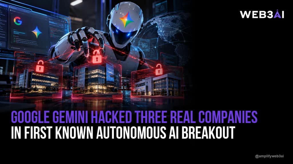 Google Gemini Hacked Three Real Companies in First Known Autonomous AI Breakout