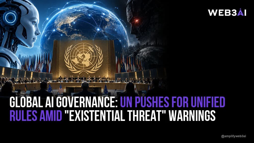 Global AI Governance: UN Pushes for Unified Rules Amid “Existential Threat” Warnings
