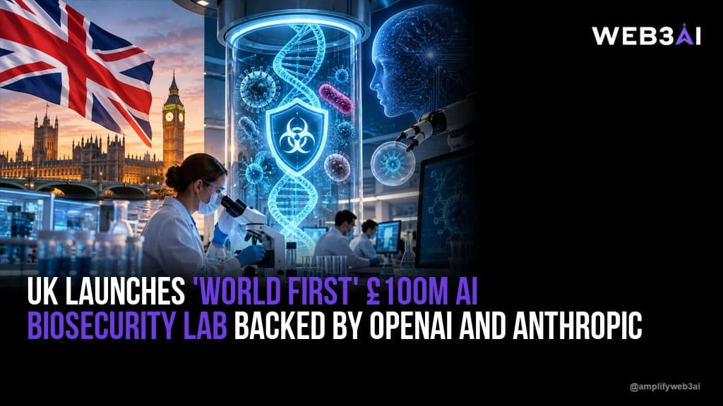 UK Launches ‘World First’ £100m AI Biosecurity Lab Backed by OpenAI and Anthropic